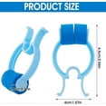 thumbnail image 4 of 25pcs Nose Clips for Nosebleeds, Swimming Nose Clip, Small Blue Nose Clip, Nosebleed Stopper, 4 of 5