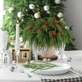 thumbnail image 6 of Dalrosia Christmas Norfolk Pine Picks, Norfolk Pine Artificial Christmas Branches DIY Crafts Faux Christmas Norfolk Pine Branches for Xmas Indoor Outdoor Home Decor, 6 of 7