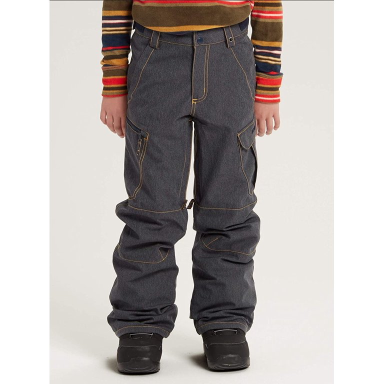 Burton Boys Exile Cargo Pant Denim Medium Walmart