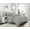 Light Gray, variant on Swift Home Diamond Textured Soft Touch Duvet Cover Set, All Season Bedding with Zipper Closure, Includes Pillow Shams, Full/Queen, White