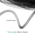 thumbnail image 3 of Cinta de Tubo de Malla Uxcell 25 Yardas, Cintas de Tela Elástica de 8mm [Negro], 3 of 6