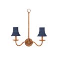 thumbnail image 3 of Currey And Company 0900-0041 Bell 6" W X 5" L Indigo Seagrass Lighting Shade - Indigo, 3 of 4