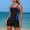 #431-Blue, variant on Women's One-Piece Swimsuit with Printed Patchwork, Modest Athletic Design, Form-Fitting Competitive Swimwear for Swimming Training and Water Sports