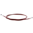 thumbnail image 4 of Brake Oil Hose 200cm High Quality Stainless Steel Wire Fuel Pipe Line Red, 4 of 7
