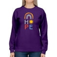 thumbnail image 1 of Simple Message Collection B. Sweatshirt Women -Victoria Barnes Designs, Female XX-Large, 1 of 4
