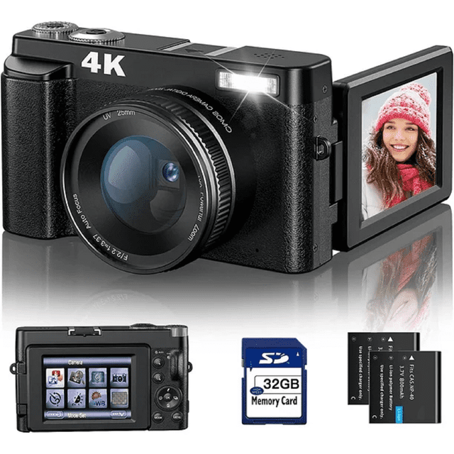 Refurbished Zostuic 101 4K Autofocus & Anti-Shake 48MP Vlogging Camera