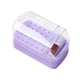 thumbnail image 2 of 2xSoporte Para Puntas De Uñas Portátil Con Cubierta Transparente Impermeable 2 En 1 Para Salón Violeta, 2 of 8