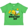 thumbnail image 3 of Inktastic The Sweetest Boy with Bee and Honey Combs Boys or Girls Toddler T-Shirt, 3 of 5