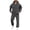 Gray, variant on Delconic Mens Fleece Hoodie and Jogger Set Two Piece Casual Outdoor Sports Tracksuit with Drawstring Top and Elastic Waist Pants Army Green L