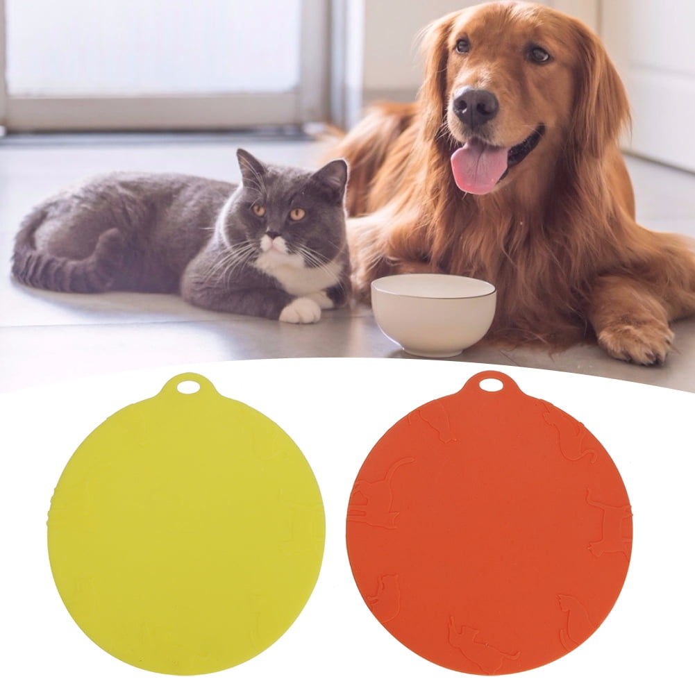 Tebru Pet Feeding Bowl Nonslip Mat,2PCS Silicone Fashionable Beautiful