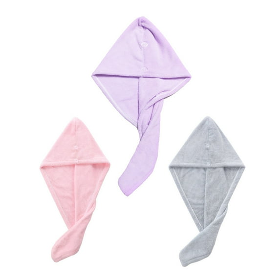 Hair Towel, 3 Packs Hair Turbans for Wet Hair, Drying Hair Wrap Towels for Curly Hair Women