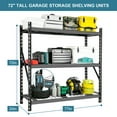 72" Metal Garage Storage Shelf, 3 Tier 6000LBS Adjustable Storage Rack