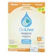 Golive Probiotic & Prebiotic Supplement, Orange Tangerine, 10/.34 OZ
