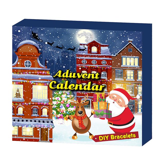 Calendrier de l'Avent de Noël 2024 Kit de Boîte Surprise de Noël