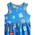 thumbnail image 2 of Wonder Nation Toddler Girl Sleeveless Play Dress, Multiple Prints, Sizes 18M–5T, 2 of 3