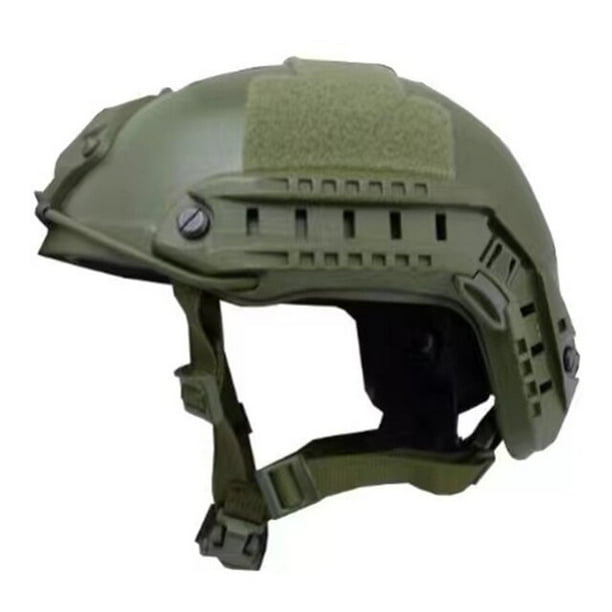 Casco Táctico ACH Antibalas de Corte Alto, Armadura Corporal, Núcleo de Aramida, Protector para la Cabeza de Seguridad, NIJ IIIA MICH
