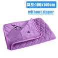 thumbnail image 4 of Couverture Alimentée par Power Bank Chauffe-Lit d'Hiver Usb Couvertures Chauffantes Corps Chauffe-Lit Machine Violette-A, 4 of 5