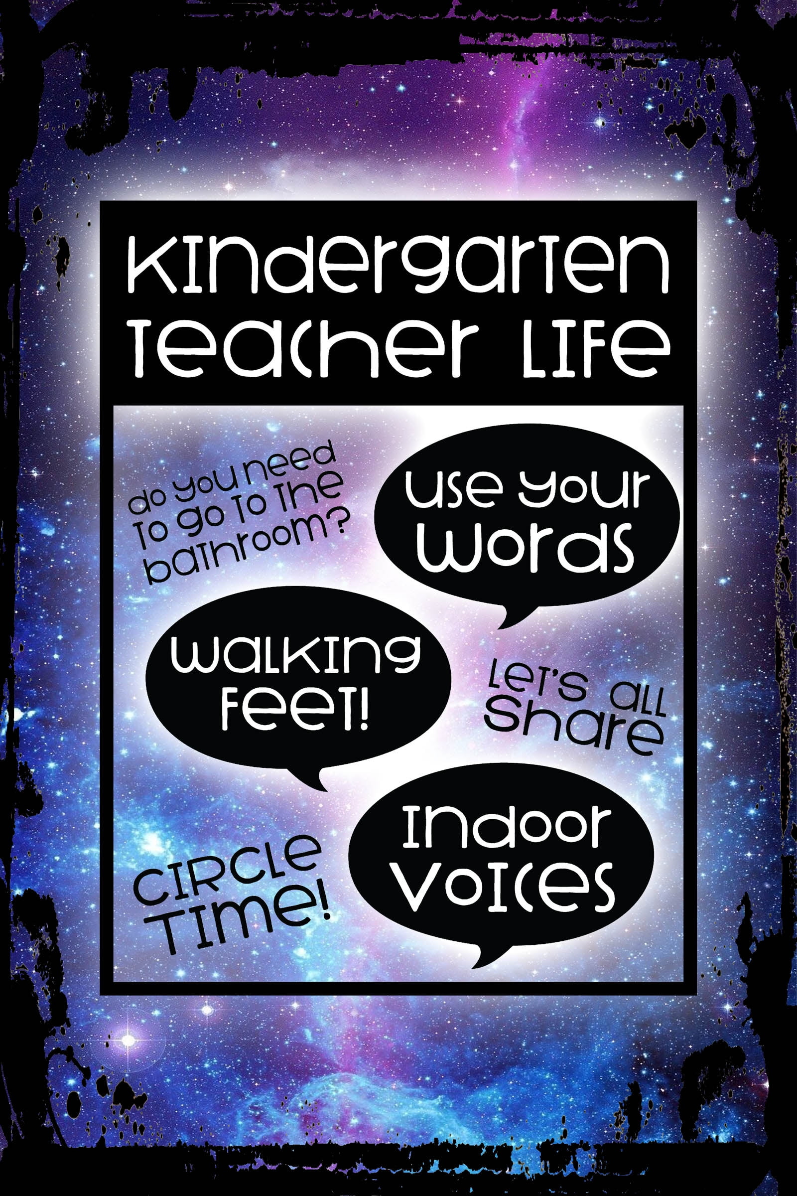 Galaxy Inspirational Wall Art Kindergarten Teacher Life Quotes Sayings Career Job Metal Wall Art Decor Funny Gift Galaxy Inspirational Wall Art Kindergarten Teacher Life Quotes Sayings Career Job Metal Wall Art Decor Funny Gift