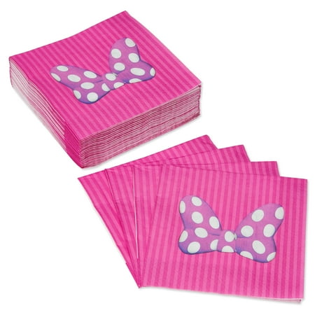 American Greetings Minnie Mouse Lunch Napkins, 50-Count