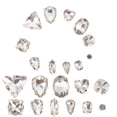 thumbnail image 2 of 130 piezas de costura de rehinestones de rehinestones decorativos adornos de diamantes de imitación de diamantes de diario giratorios Materiales de bricolaje, 2 of 5