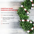 thumbnail image 6 of Ornativity Holiday Marshmallow Candy Garland Rustic Christmas Wooden Garland Tree Decorations White, 6 of 7
