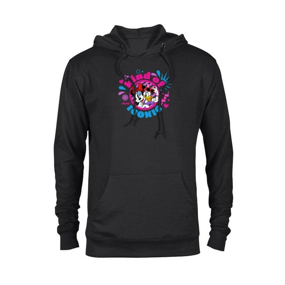 Disney Minnie and Daisy Kind of Iconic - Pullover Hoodie for Adults - Customized-Black