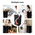 thumbnail image 6 of KLL Tricolor Koi Fish Trio Laundry Hamper,Large Canvas Fabric Lightweight Storage Basket Toy Organizer Dirty Clothes Collapsible Waterproof, 6 of 6