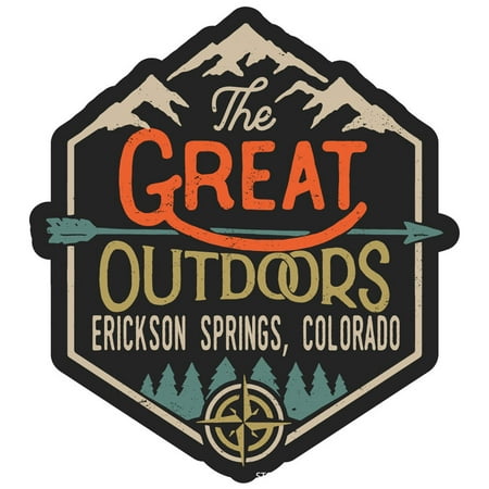 

Erickson Springs Colorado The Great Outdoors Design 4-Inch Fridge Magnet