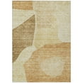 thumbnail image 2 of 8' X 10' Beige Copper And Brown Abstract Washable Indoor Outdoor Area Rug, 2 of 5