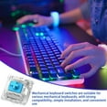 thumbnail image 6 of 30Pcs Outemu Switch Mechanical Keyboard Switch 3Pin Clicky Linear Tactile Silent Switches RGB LED SMD Gaming for MX Switch, 6 of 9