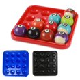 thumbnail image 4 of 16 Holes Billiards Tray Pool Tray Pool Halls Storage Organizer Holder 25*25cm, 4 of 4