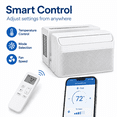 thumbnail image 5 of 10000 BTU Smart Window Air Conditioner, 3-in-1 AC Unit with Fan & Dehumidifier, Energy Efficient Window AC for Rooms Up to 450 Sq Ft, White, 5 of 5