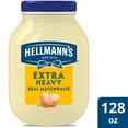 thumbnail image 2 of (4 pack) Hellmann's Extra Heavy Real Mayonnaise, Extra Egg Yolk, 1 gallon, 128 oz, 2 of 7