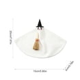 thumbnail image 3 of Halloween Desk Set 7in Mini Outfit with Ghost Cape and Witch Hat for Tabletop Figurines Spooky Cute Office Decor Display Items Props Collections Extras Special Edition Deluxe Pack, 3 of 6