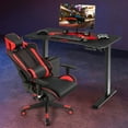 thumbnail image 4 of Gymax Electric Standing Gaming Desk Sit to Stand Height Adjustable Splice Board, 4 of 10