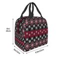 thumbnail image 3 of Fuzoiu red Minimalist Snowflake Print Lunch Bag for Women & Men,Adult Insulated Lunch Box,Leakproof Cooler,Food Lunch Containers,Reusable Lunch Tote Bags for Work, Travel, Outdoor, 3 of 8