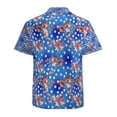thumbnail image 3 of High Quality Hawaiian Shirts for Men Short Sleeve Aloha Beach Shirt Floral Summer Casual Button Down Shirts Blouses 93VPC3, 3 of 7