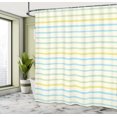 thumbnail image 5 of Ambesonne Striped Shower Curtain, Grunge Pastel Pattern, 69"Wx70"L, Multicolor, 5 of 5