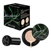 Cushion Foundation Cream, Concealer Moisturizing Repair, Long-Lasting Lightweight Makeup Base with Even Powder Distribution, Skin-Friendly Non-Sticky formula, Convenient Portable Size