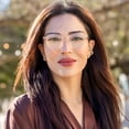 thumbnail image 5 of 2SeeLife Round Metal Wire Rimmed Reading Glasses for Men & Women – Medium–Wide Fit, Durable, Spring Hinges, Premium Readers, Gold, +3.00, 5 of 8