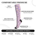 thumbnail image 2 of Pofeuu Sheeps Print Compression Socks for Women & Men Circulation - Best Support for Nurses,Running,Athletic,Sports, 2 of 7