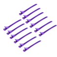 thumbnail image 2 of 12 unids/set pinza para el cabello de salón abrazaderas de peluquería accesorios de herramientas de peinado (púrpura), 2 of 5