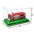 thumbnail image 2 of Better Display Cases Versatile Acrylic Display Case - Medium Rectangle Box with Clear Case, Black Risers and Turf Base 14" x 8" x 8.5" (A011/V16), 2 of 3