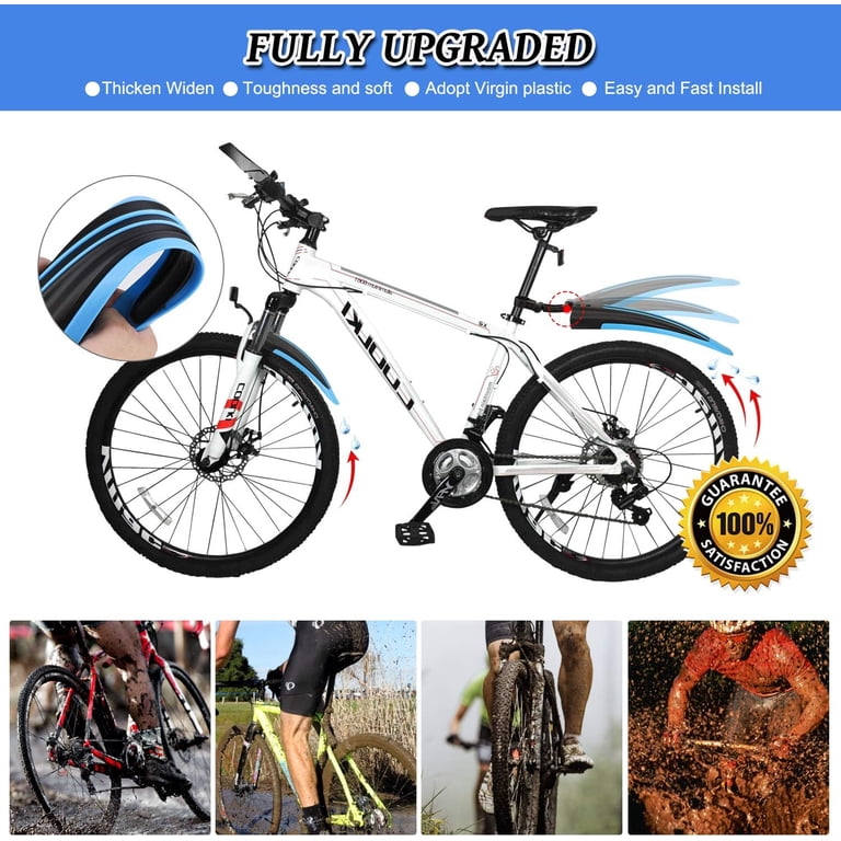 Tagvo Bike Mudguard Set, Universal 20-26 Inch Fenders photo 6