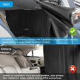 thumbnail image 2 of KAIYANG Juego de 3 cortinas de privacidad para coche, cortinas divisorias para coche, cortinas de protección solar para coche, parasol para SUV, 2 of 5