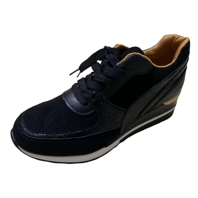 Dsscvnef Espadrilles Tissées Volantes Femmes Mode Décontractée Chaussures de Course Semelle Épaisse Confortables Tête Ronde à Lacets pour Automne Hiver