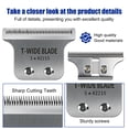 thumbnail image 2 of Cuchillas de repuesto COSYONALL 2215 T-Blade para Wahl 5 Star Detailer Li Trimmer 8081/8171, 2 of 6