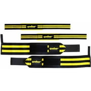 Gabor Fitness Heavy-Duty Weight-Lifting Wrist Wraps and Straps Combo Package