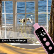 PATPET P650 1000ft Waterproof Dog Training Safe Shock Collar with Remote ,Vibrate Zap Tone Functions for Small Medium Large Dogs (15-120lbs)