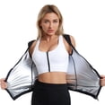 thumbnail image 2 of Sweat Corset Women Sauna Sweat Vest Workout Compressing Zipper Corset Fitness Slimming Vest, 2 of 10